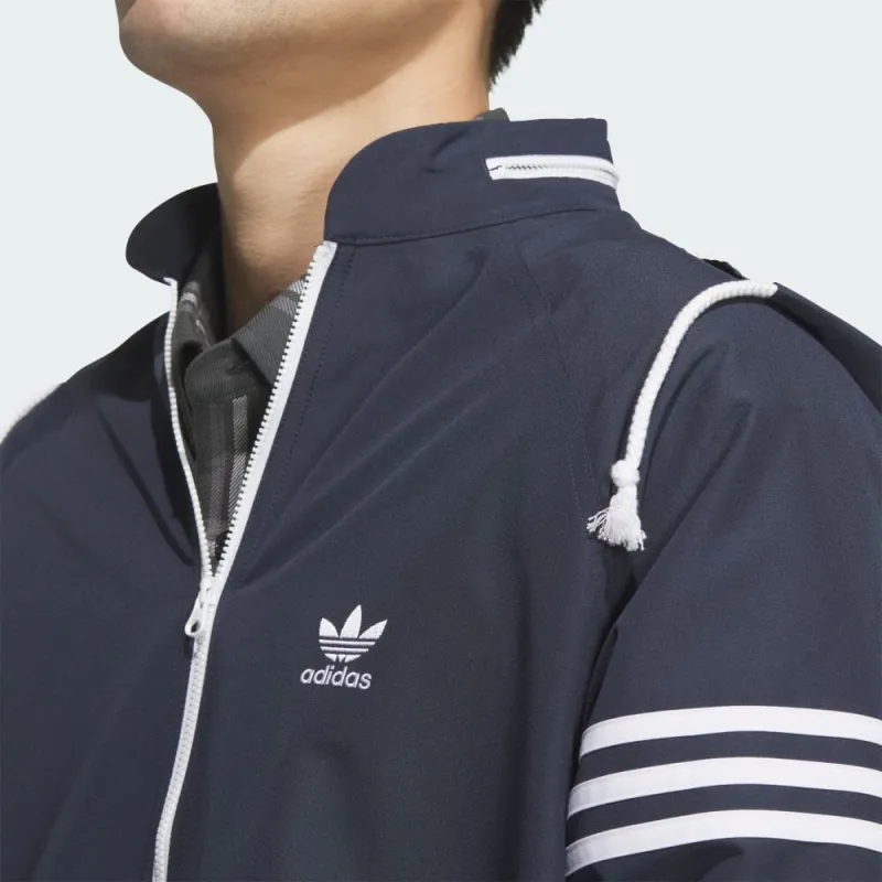 Adidas Originals Trench Coat Men's Night Marine Blue-3