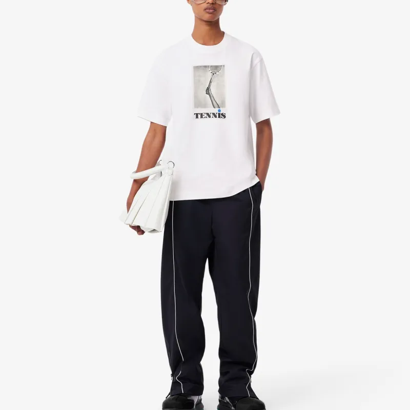 LACOSTE Tennis print T shirt-2