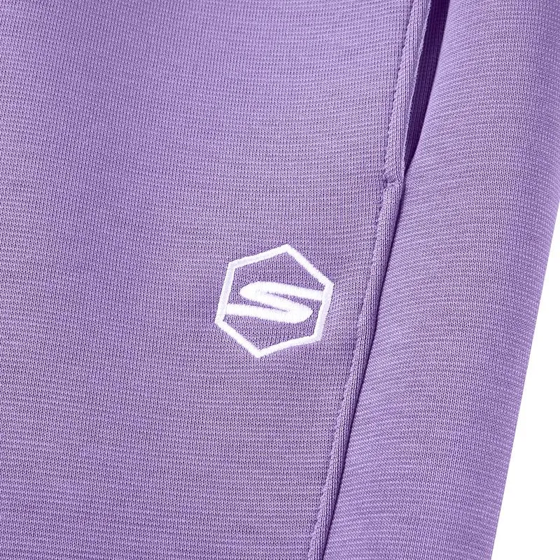 Skechers Comfort Sports Series Knitted Sweatpants Women's Purple Mist Color-2