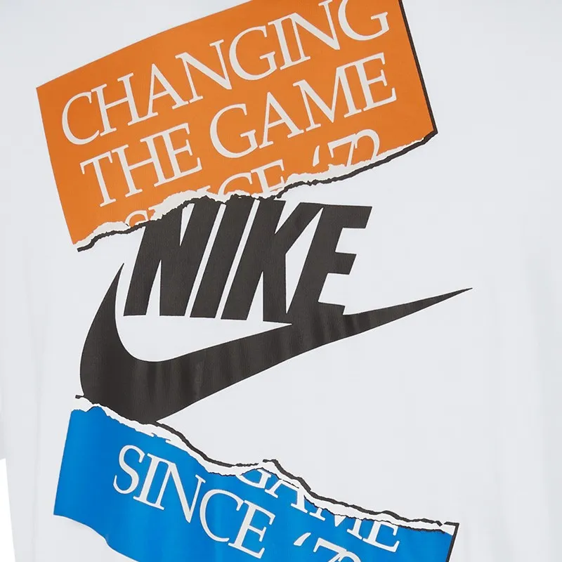Nike Set-in Sleeve T-Shirt Men's White-2