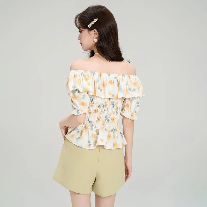 Emodues Shirts Women's Yellow-1