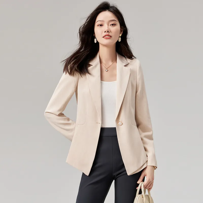 Mylan SS24 Business Suit Women's Apricot-2