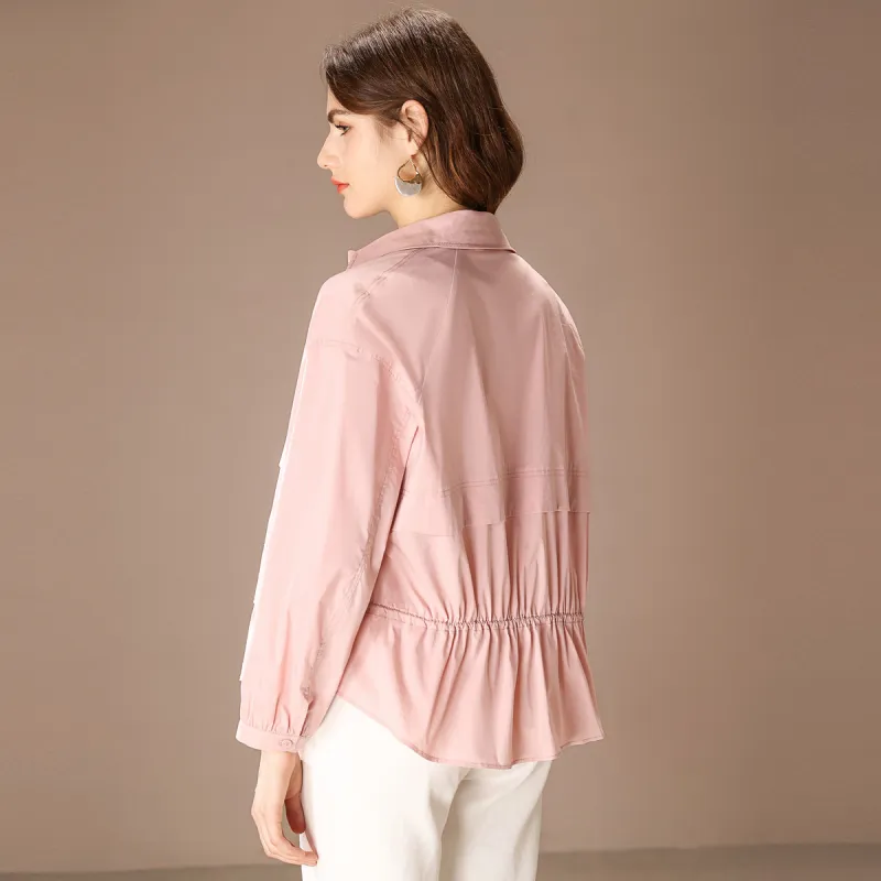 FENHONGMALI Shirts Women's Pink-2