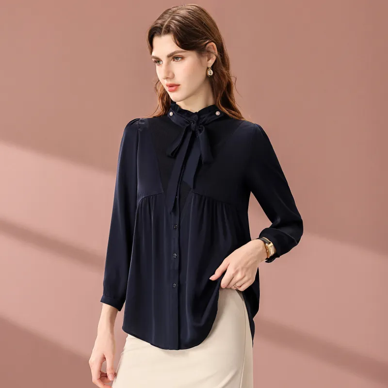 FENHONGMALI Shirts Women's Blue-2