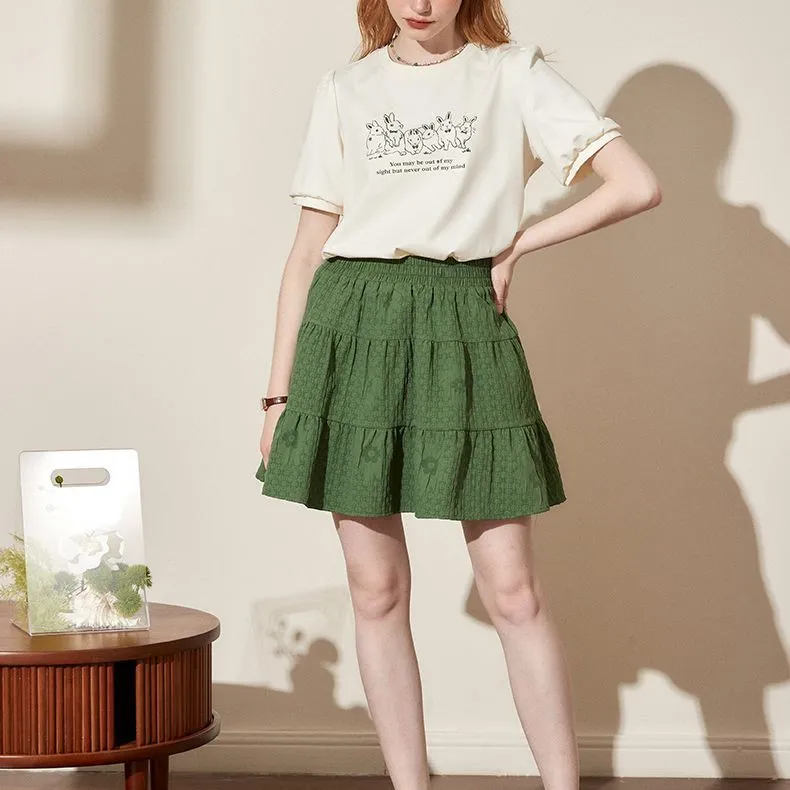 KUHNMARVIN Puff Sleeve T Shirt Women's-5