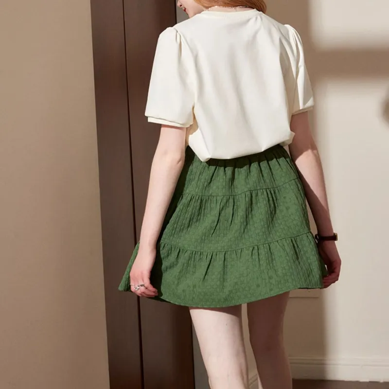 KUHNMARVIN Puff Sleeve T Shirt Women's-6