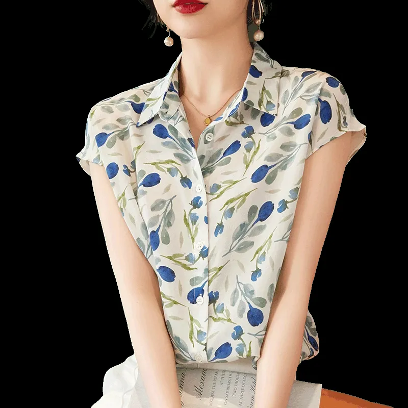 To the west Shirts Women's Blue-3
