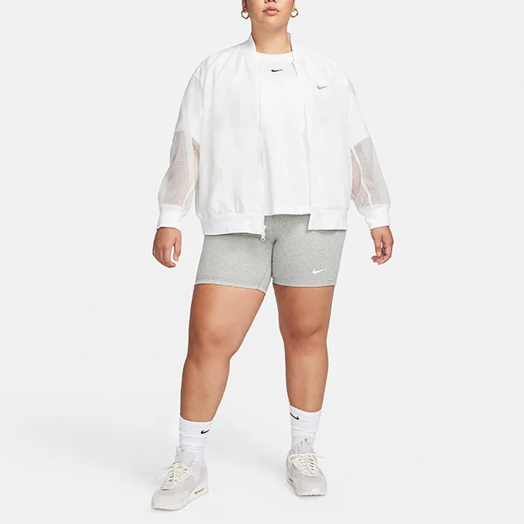 Nike Sportswear Classic Sports Shorts Women's Dark Gray Heather-1
