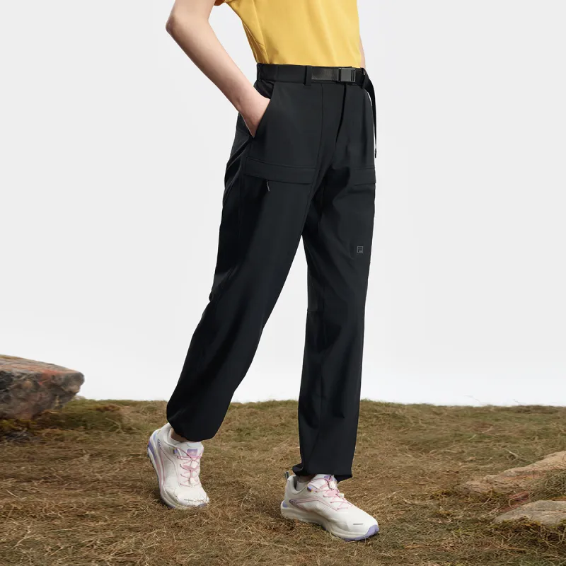 FILA x BBC EARTH Casual Pants Women's Pitch Black-5