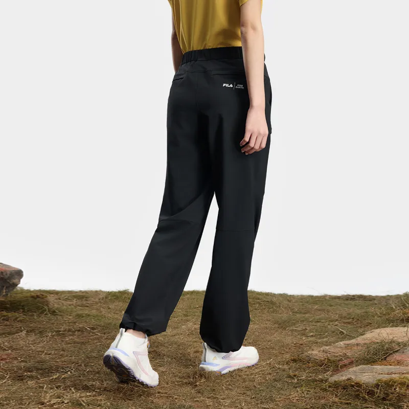 FILA x BBC EARTH Casual Pants Women's Pitch Black-3