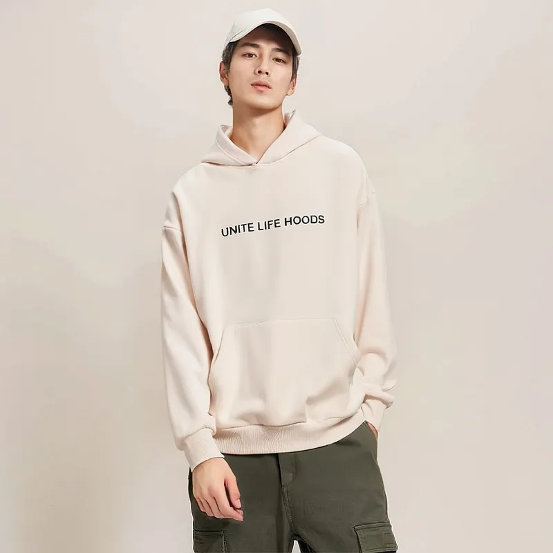 Unite Life HOODS Sweatshirt Unisex Black-7