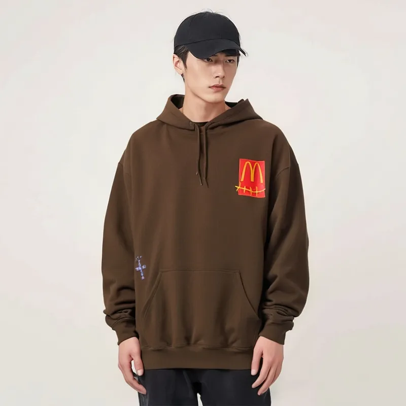 Travis Scott X McDonald's Cactus Pack Sticker Hoodie-2