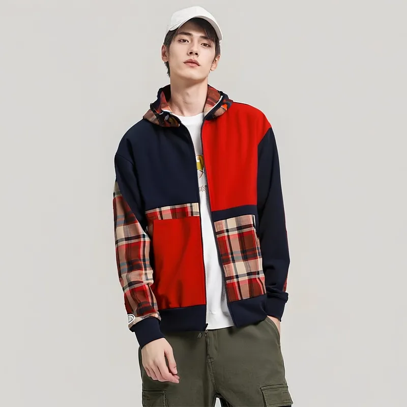 Bape Check Shark Relaxed Full Zip Hoodie-6