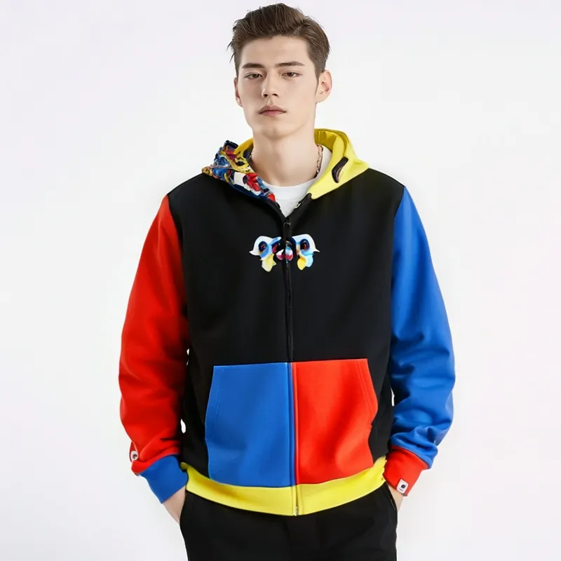 Bape X Medicom Toy Bear Shark Full Zip Hoodie FW20-3