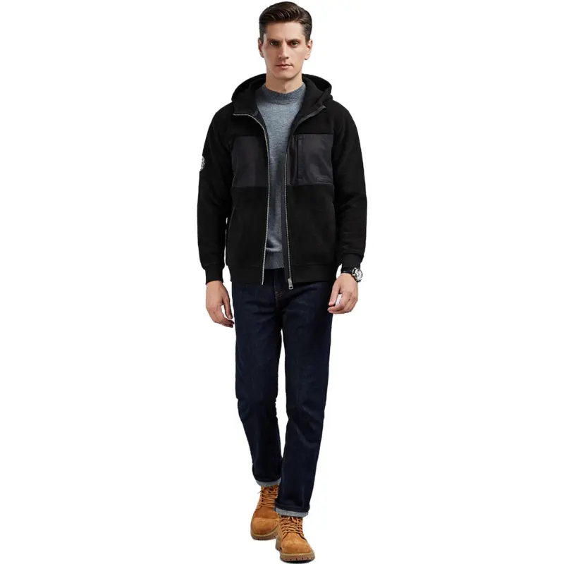 SEPTWOLVES Sweatshirt Men's Black-3