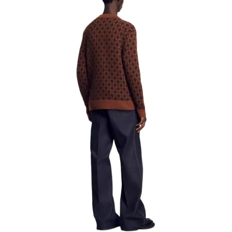 Sandro Knitwear Men Burgundy-1