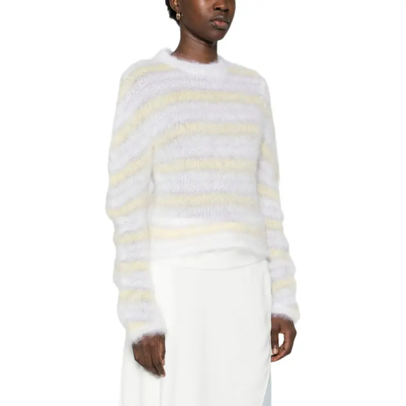 MARNI Fuzzy Wuzzy Crew Neck Sweater-1
