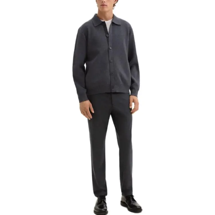 THEORY Sweaters Men Dark Gray-1