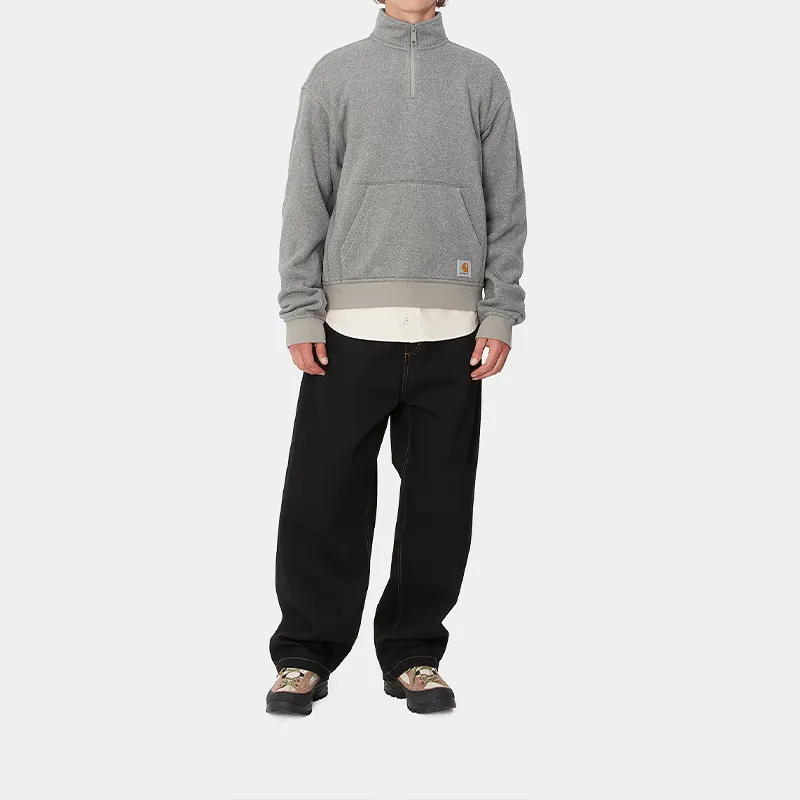 Carhartt WIP FW24 Luther Half Zip Sweat Sweatshirt Men's Gray-4