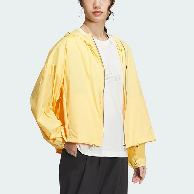 Adidas WINDBREAKER Jackets Coats Women's Bright Yellow-1