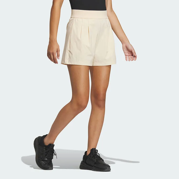 Adidas SPORTSWEAR SHORTS Casual Shorts Women's Sandy Brown-1
