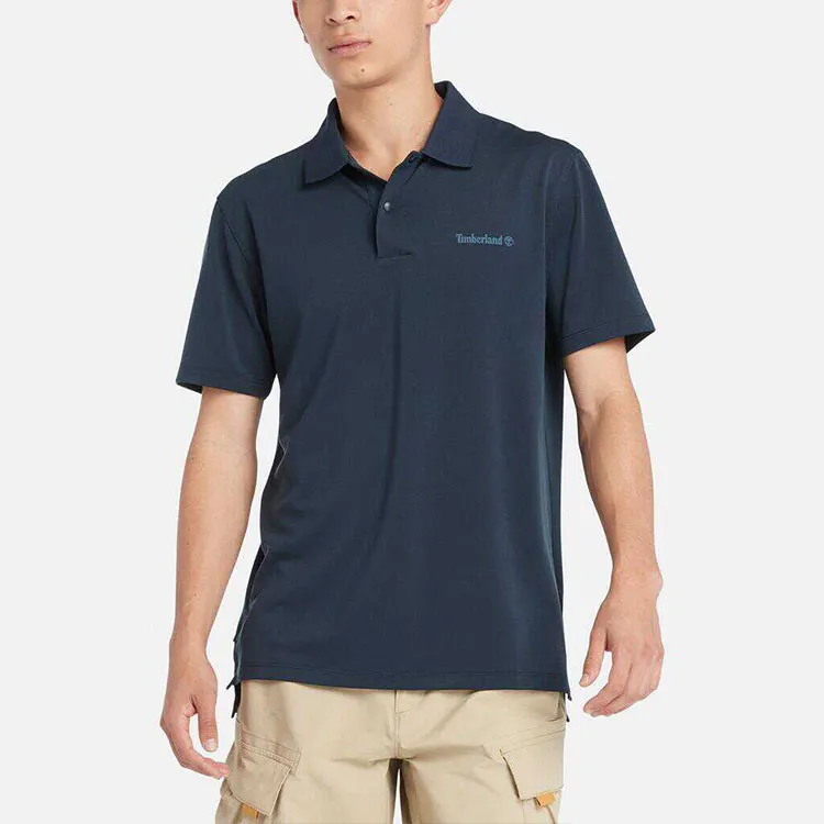 Timberland Polo Shirt Men's Blue-3