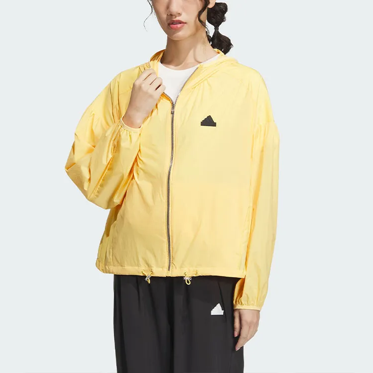 Adidas WINDBREAKER Jackets Coats Women's Bright Yellow-3