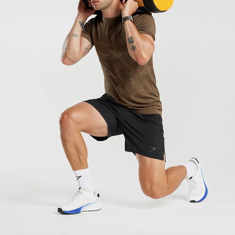 GYMSHARK SPORT SEAMLESS T-SHIRT T-Shirt Men's Fossil Brown-3