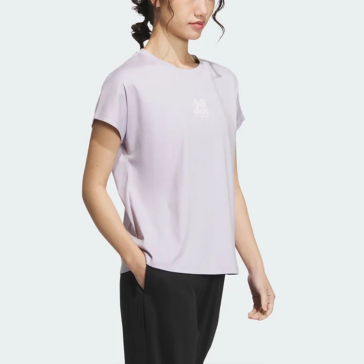 Adidas Raglan Sleeve T Shirt Women's Purple-2