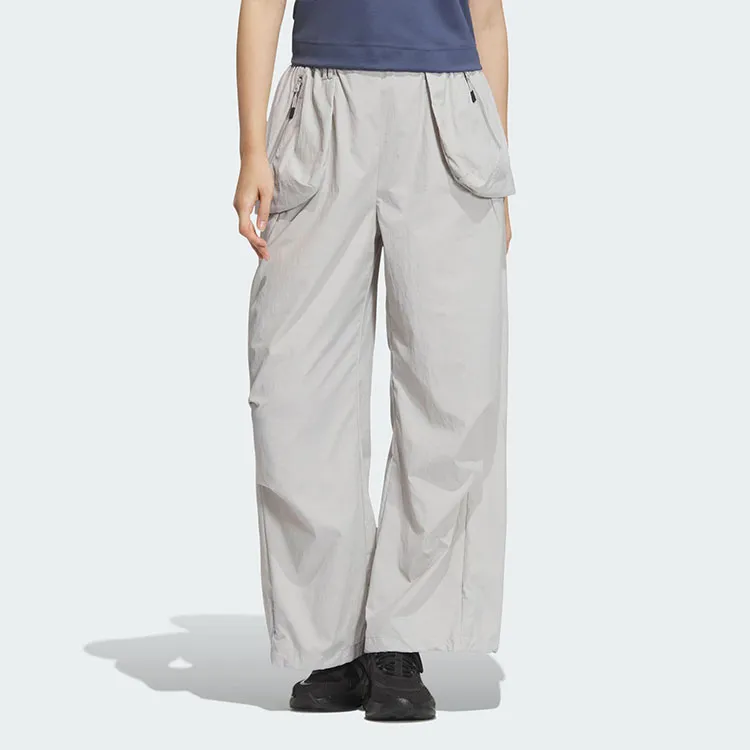 Adidas PARACHUTE TRACKSUIT BOTTOMS Casual Pants Women's Light Gray-1