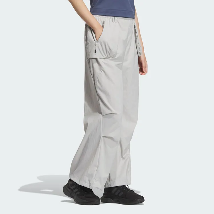 Adidas PARACHUTE TRACKSUIT BOTTOMS Casual Pants Women's Light Gray-3