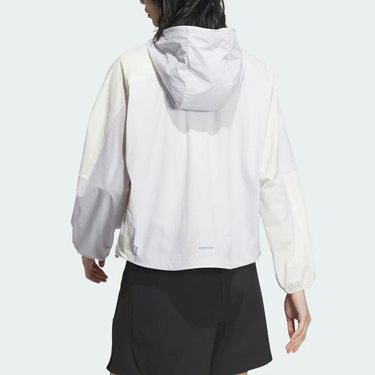 Adidas LIGHTWEIGHT COLOURBLOCK JACKET Jackets Coats Women's Jade White-2