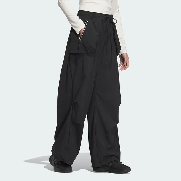 Adidas PARACHUTE TRACKSUIT BOTTOMS Casual Pants Women's Black-1