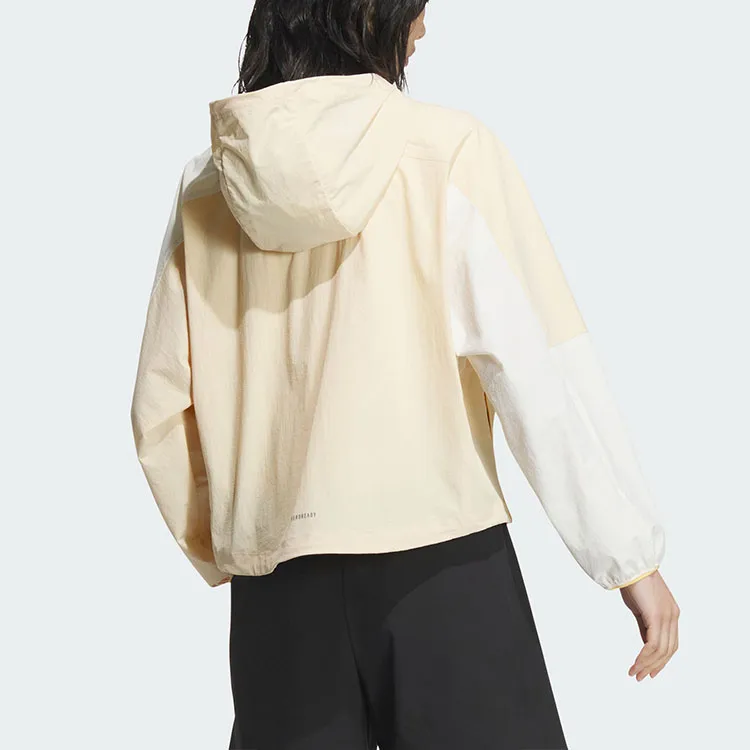 Adidas LIGHTWEIGHT COLOURBLOCK JACKET Jackets Coats Women's Sandy Brown-2