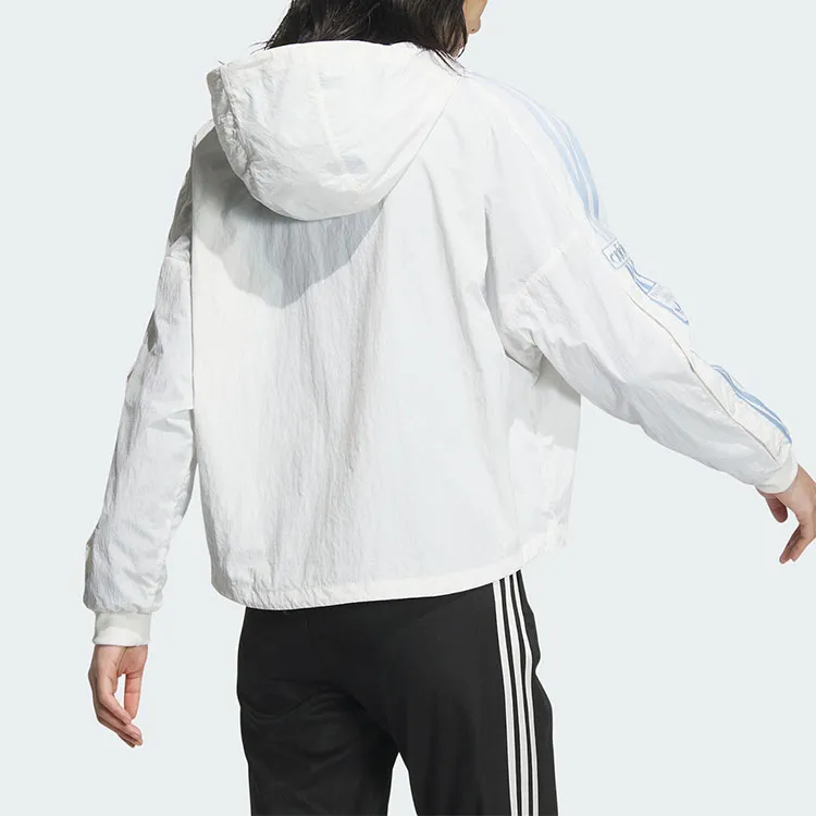 Adidas Originals ADIBREAK WINDBREAKER Jackets Coats Women's Bright White-3