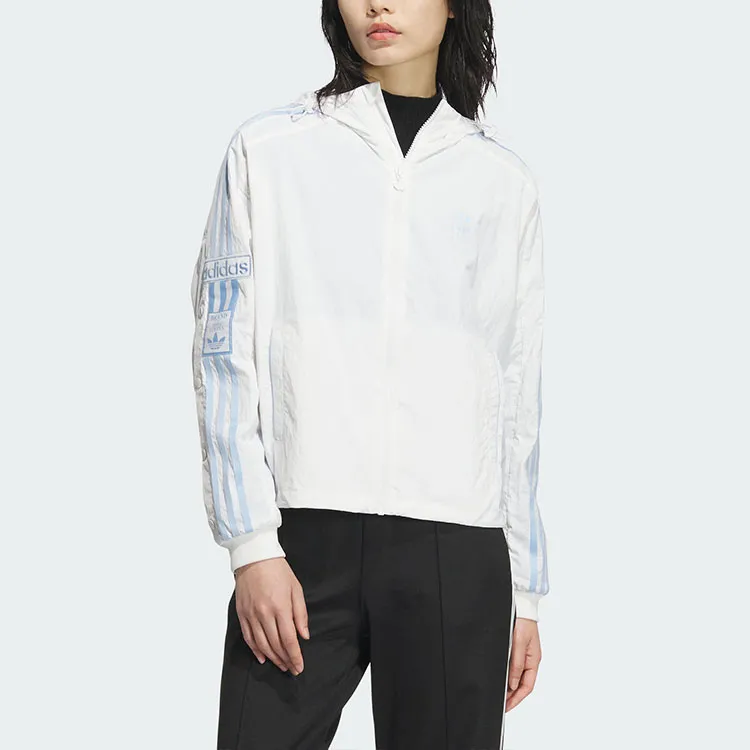 Adidas Originals ADIBREAK WINDBREAKER Jackets Coats Women's Bright White-4