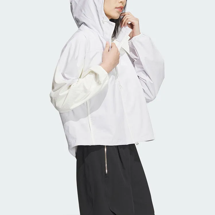 Adidas LIGHTWEIGHT COLOURBLOCK JACKET Jackets Coats Women's Jade White-3