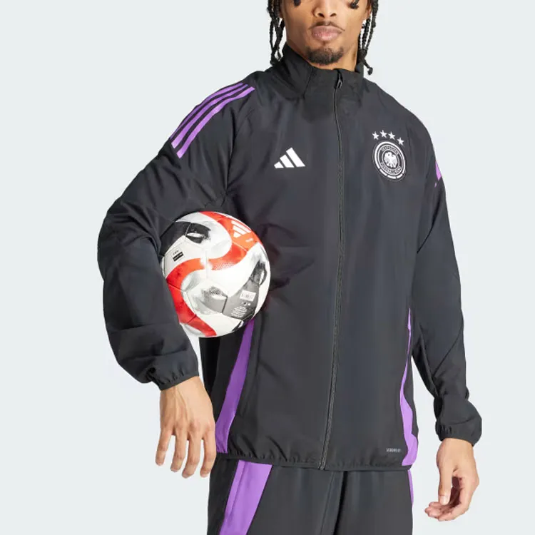 Adidas GERMANY TIRO 24 COMPETITION PRESENTATION TRACK TOP Soccer Jerseys Germany Men's Black-3