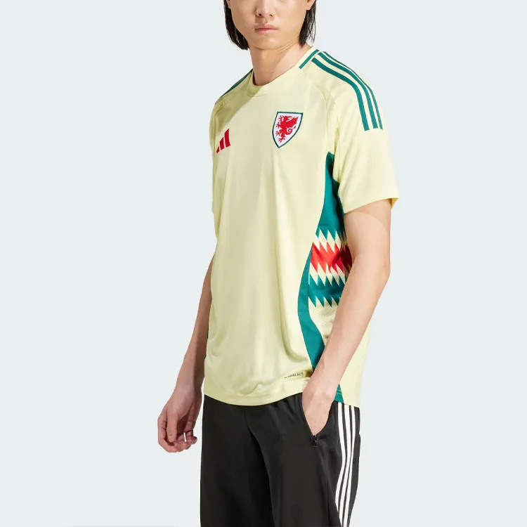 Adidas WALES 24 AWAY JERSEY Soccer Jerseys Men's Pearl Citrine-2