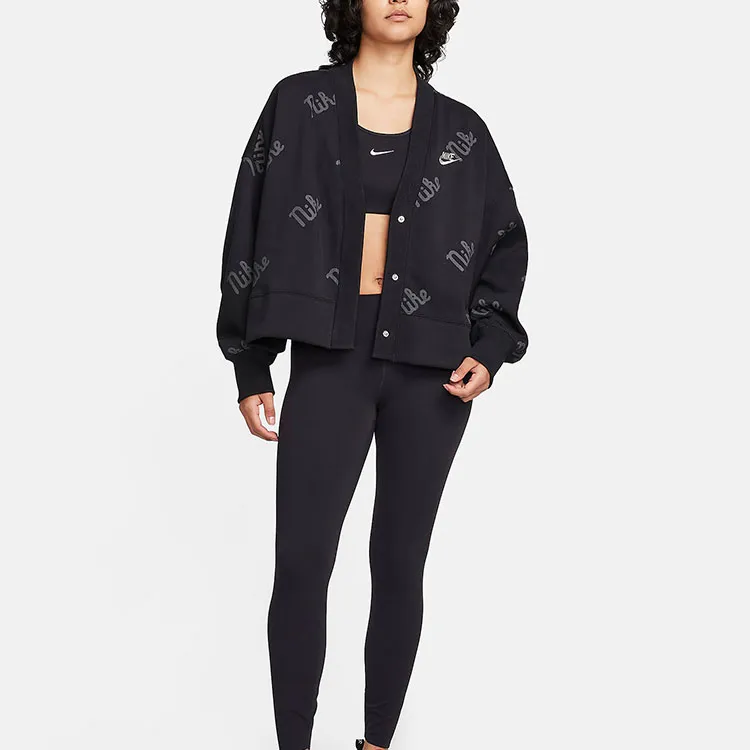 Nike Sportswear Phoenix Fleece Knitwear Women's Black-2