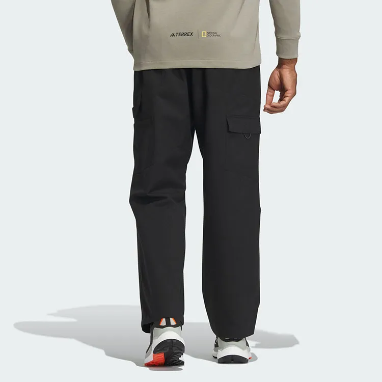 Adidas CARGO TRACKSUIT BOTTOMS Casual Pants Men's Black-2