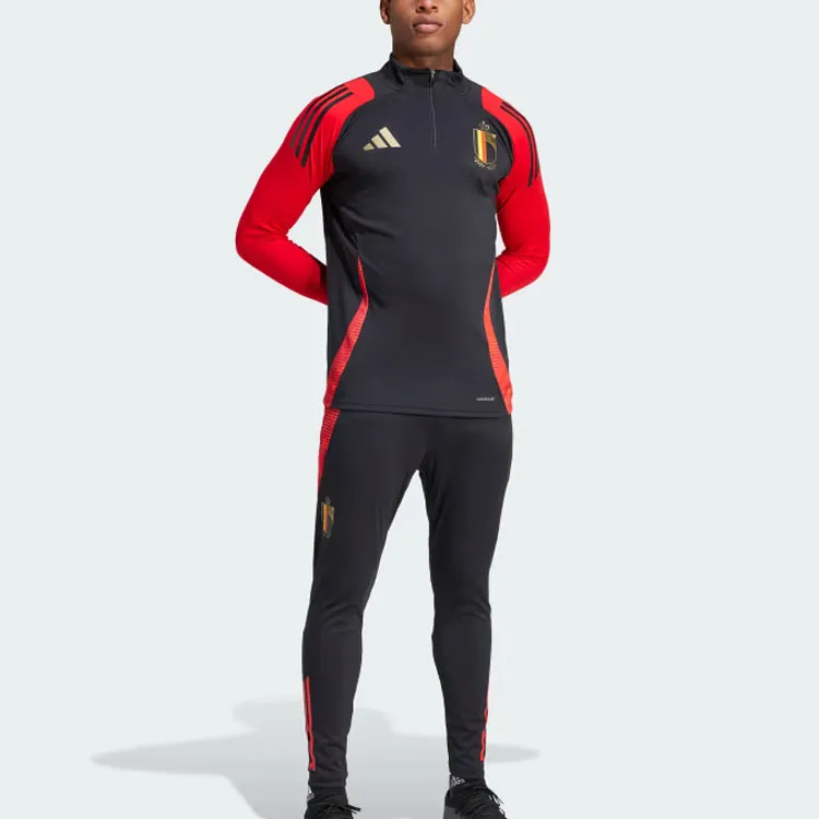 Adidas BELGIUM TIRO 24 COMPETITION TRAINING PANTS Knitted Sports Pants Men's Black-4