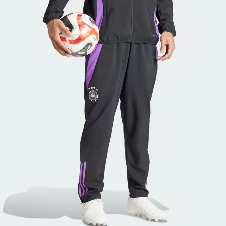 Adidas GERMANY TIRO 24 COMPETITION PRESENTATION TRACKSUIT BOTTOMS Knitted Sports Pants Men's Black-1