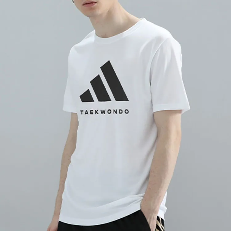 Adidas T-Shirts Men's White/Black-2