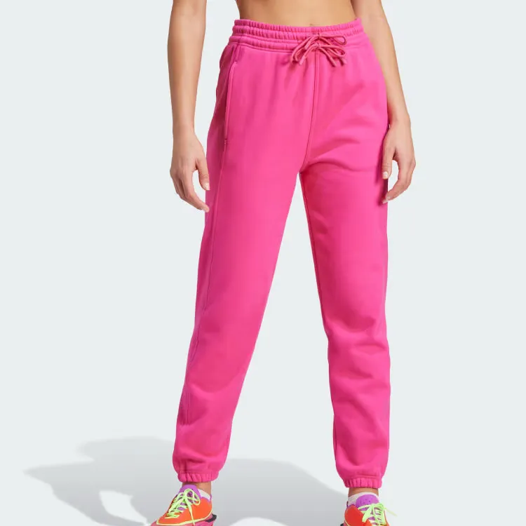 Adidas ADIDAS BY STELLA MCCARTNEY REGULAR JOGGERS Knitted Sports Pants Women's Solid Magenta-2