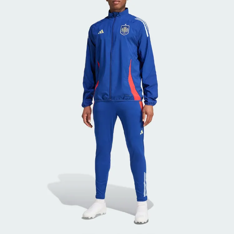 Adidas SPAIN TIRO 24 COMPETITION PRESENTATION TRACK TOP Soccer Jerseys Men's Victory Blue-3