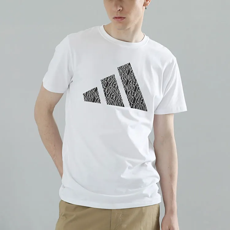 Adidas T Shirt Unisex White Black-2