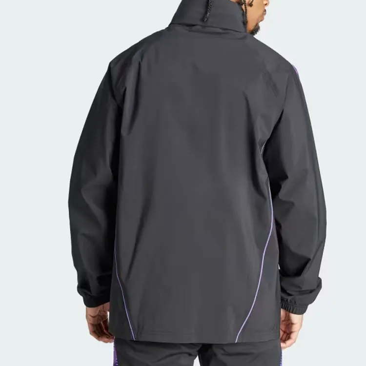 Adidas GERMANY TIRO 24 CLUB RAIN JACKET Soccer Jerseys Men's Black-2