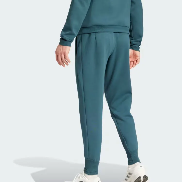 Adidas ITALY TRAVEL TRACKSUIT BOTTOMS Soccer Bottoms Men's Dark Green-2
