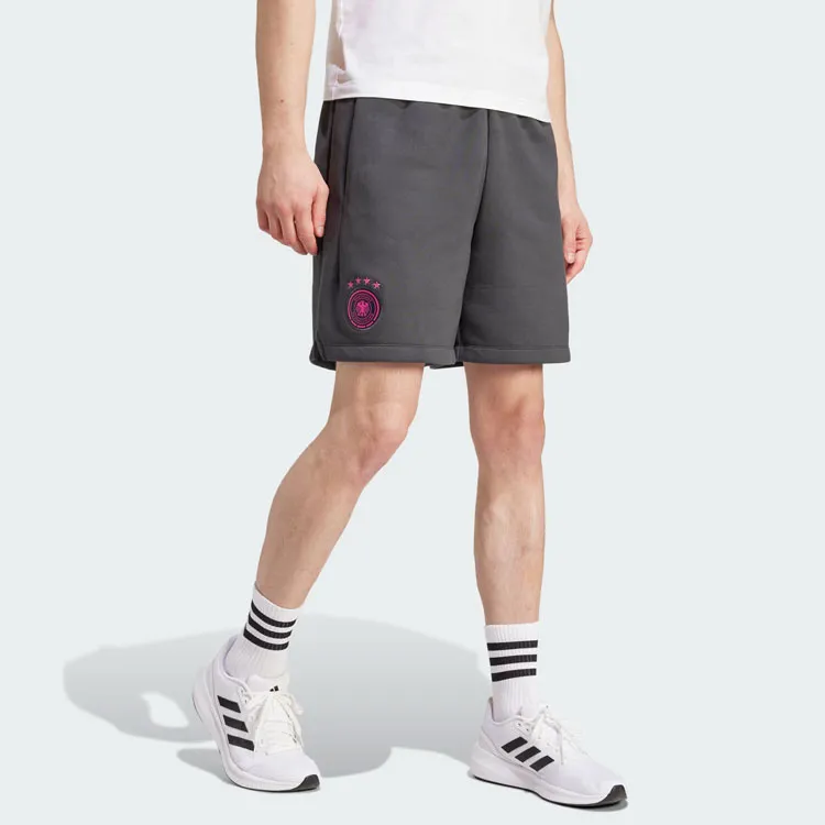 Adidas GERMANY TRAVEL SHORTS Soccer Bottoms Men's Carbon-2